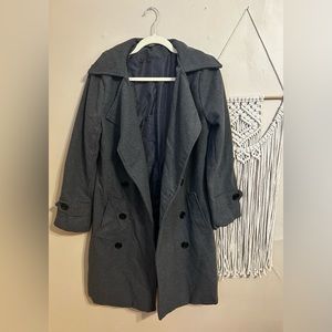 Grey coat